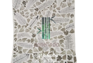 Ecoprint on Bamboo Fiber Textile